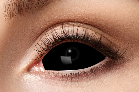 ZOELIBAT - Zwarte ogen contact fantasielenzen zonder voor volwassenen bol.com