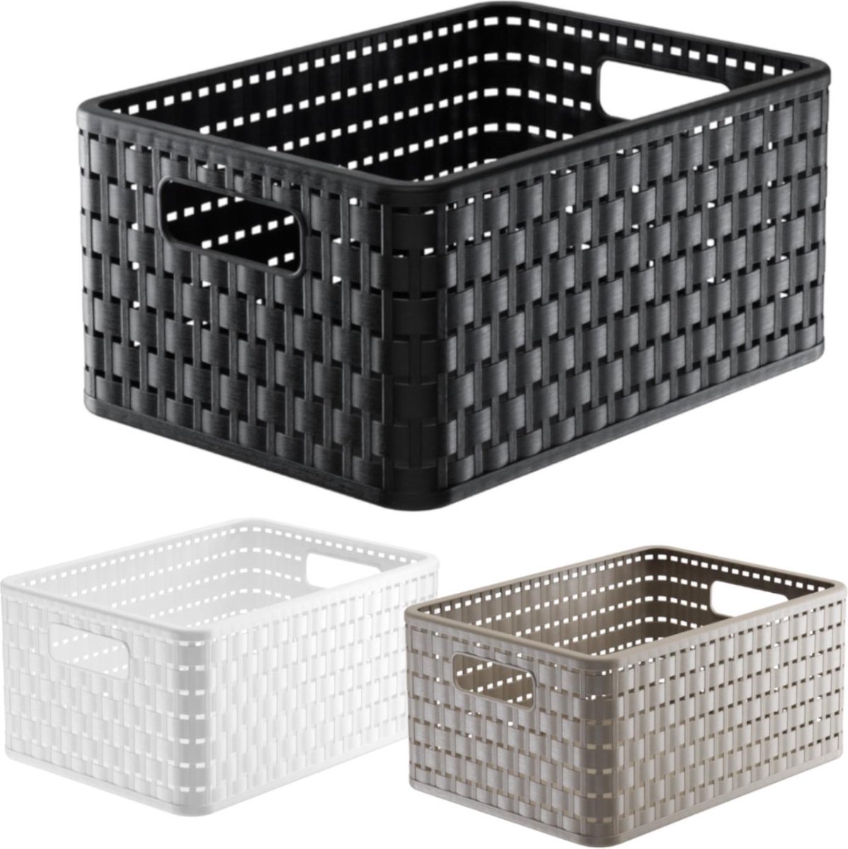 Rotho mand COUNTRY 33 x 24 x 16 cm wit