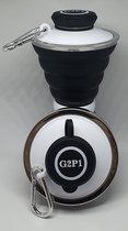 G2P1 Opvouwbare Drinkfles Voor Kinderen en Volwassenen Te Gebruiken als Sport Bidon - Makkelijke Dorstlesser Voor Onderweg - Vouwt tot Bijna 4X Kleiner van (10X18,5CM) Naar (10X5CM) / 500ML