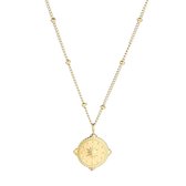 Ketting compass goud