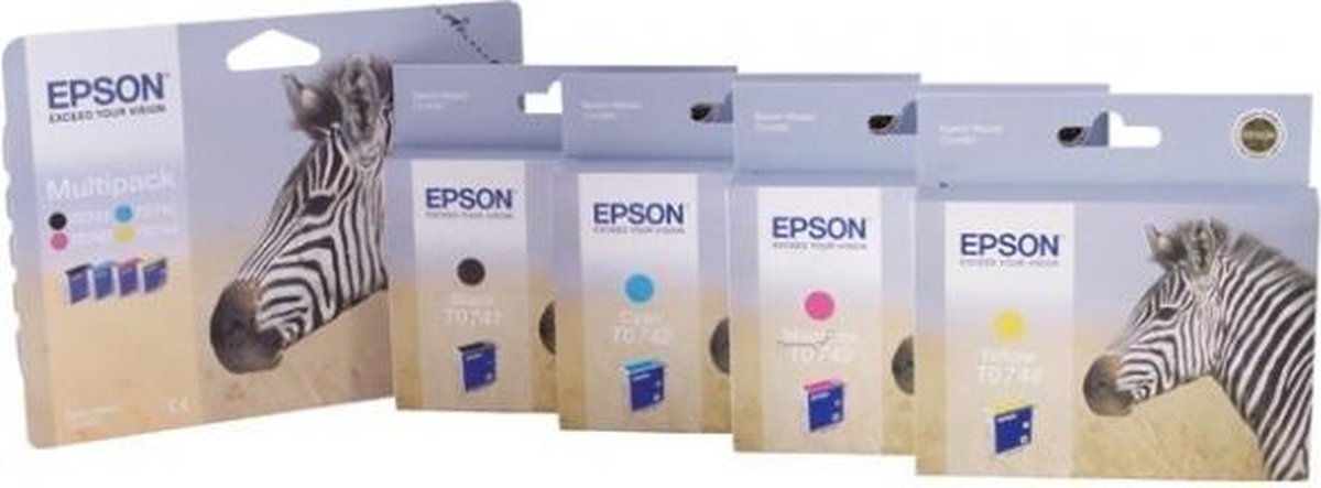 Epson T0744 - Inktcartridge / Geel