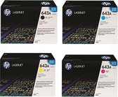 HP 643A Rainbowkit (CMYK) Q5950A, Q5951A, Q5952A, Q5953A