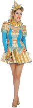 Clown & Nar Kostuum | Pepa Plana Clown | Vrouw | Maat 40 | Carnavalskleding | Verkleedkleding