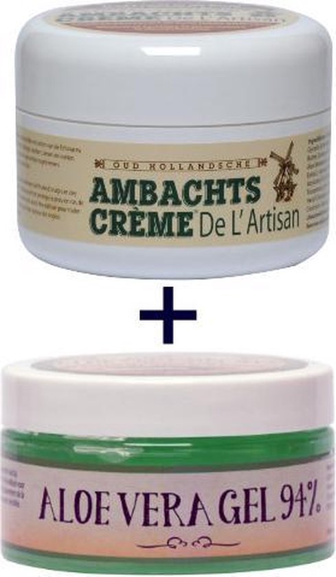 VOORDEELPACK, Ambachtscreme 200ml en Aloë Vera 100ml,aftersun