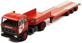 DAF 2800, Mammoet (NL) Low-Boy Trailer - Ixo miniatuur truck 1:43 - Rood