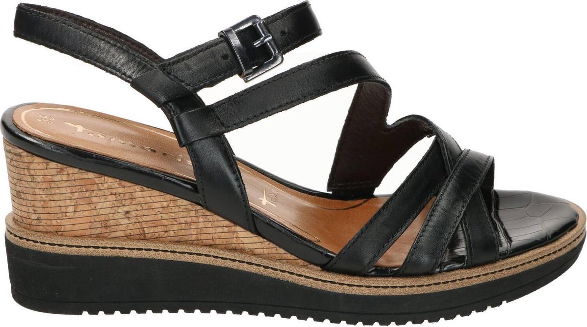Sandalen met lage sleehak hotsell