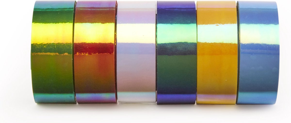 Iridescent adhesive tape