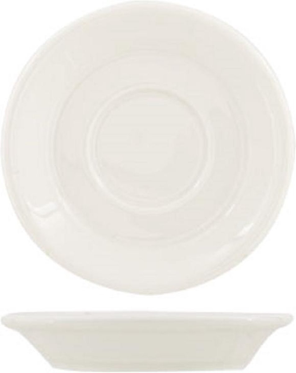 Bistro Ondertas D14cm Aardewerk - (set van 6)