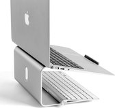 Laptopstandaard - OPUS 2 - Style Plus - Aluminium - 360 graden draaibaar - Geschikt voor 10 tot 17 inch laptop.
