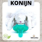 Little Arthur Konijn Speenknuffel Wasbaar Afneembare Speen Bunny - Vervanger voor Wubbanub