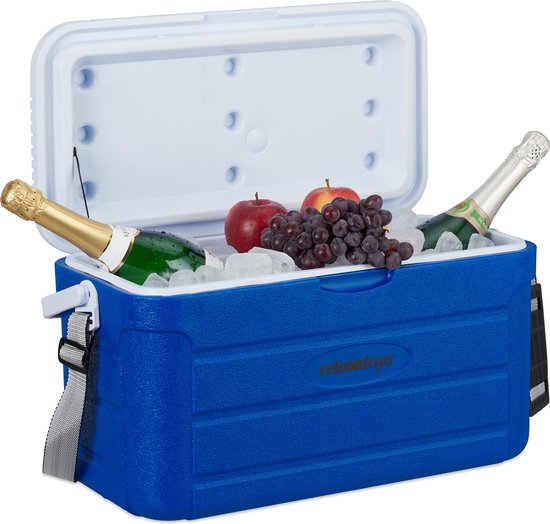 Stoffig Verbinding verbroken Australische persoon Relaxdays koelbox 20 l - frigobox - camping koelkast - niet elektrisch -  mini koelkast | bol.com