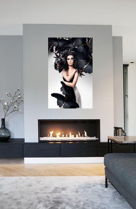 Kristal Helder Galerie kwaliteit Plexiglas 5mm.- Blind Aluminium Ophang-frame- Fotokunst- luxe wanddecoratie- Akoestisch en UV Werend- inclusief verzending