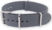 NATO Horlogeband G10 Military Nylon Strap Grijs 16mm