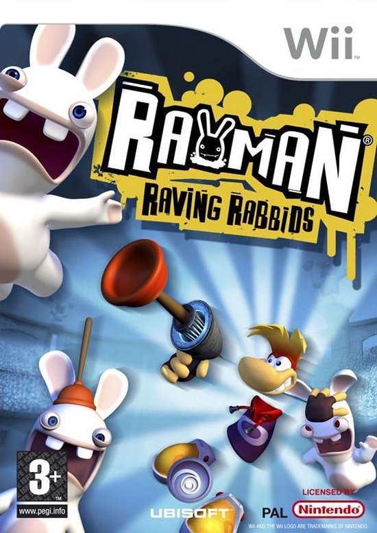 Rayman Raving Rabbids - Nintendo Wii Multi Language