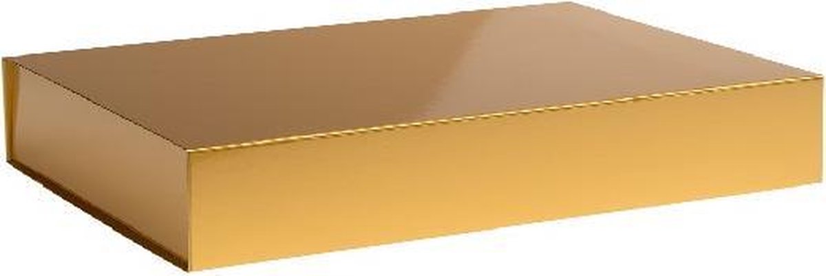 Geschenkdoos opbergdoos GOUD, 22x16,5x3cm (5 stuks)