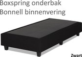 Boxspringonderbak Bonnell binnenvering, 90 x 200 cm, Zwart | Losse boxspring | Boxspring bedbodem | Boxspring onderstel | Bonnellboxspring | Springbox | Boxspring zonder matras