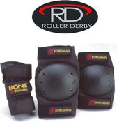 Roller Derby Triple Pack Bescherming: Pols, Elleboog, Knie - Maat S