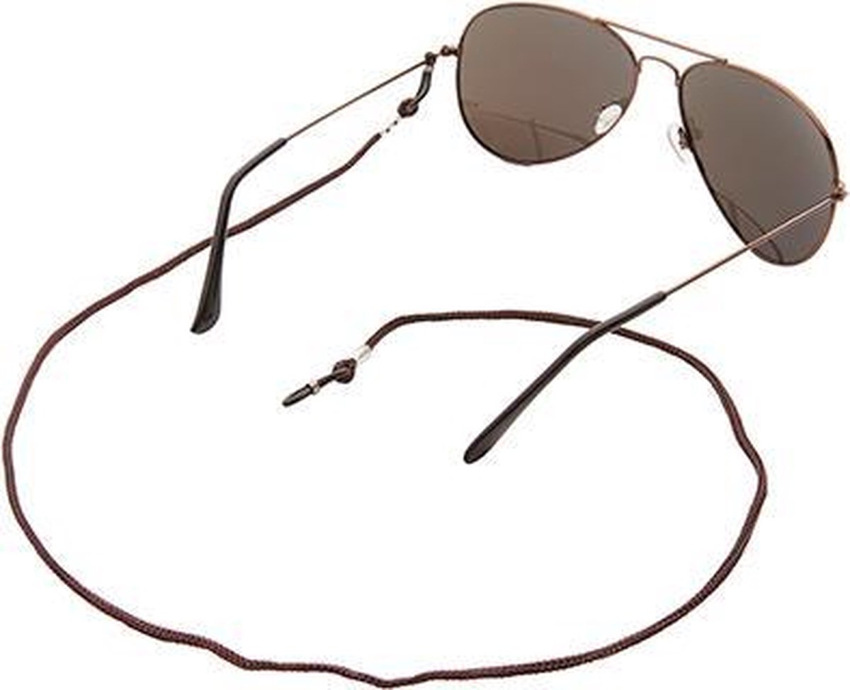 Freaky Glasses® - Brillenkoordje basic - briltouwtje - brillenketting - dames - bruin