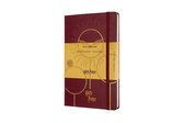 Moleskine Limited Edition Notitieboek - Harry Potter - Large - Gelinieerd - Bordeaux Rood