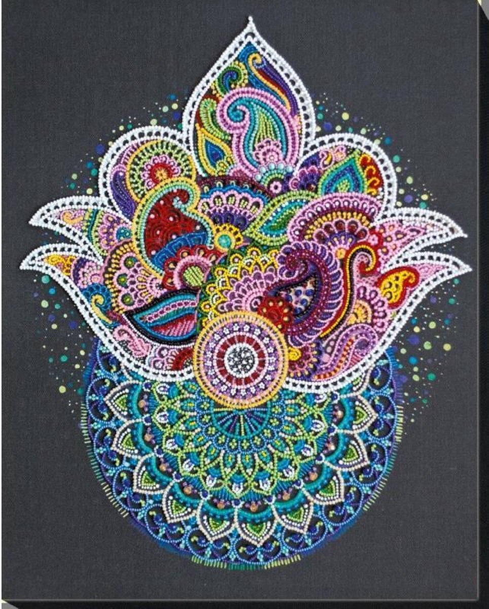 BORDUURPAKKET MET KRALEN - ZEN OVERWEGING - ABRIS ART