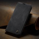 Luxe PU leren Bookcase voor Samsung Galaxy S9 | Hoogwaardig Leren Hoesje | Lederen Wallet Case | Kaarthouder | Portemonnee | Zwart