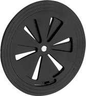 Buisventilator DC12 V 100 mm 3000 rpm 100 mm met dimmer 0 ~ 100% kanaaladapter, netten voor 3D-laser, spuitcabine, kweektent, doe-het- zelfproject, zwart