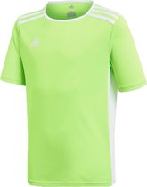adidas Sportshirt - Maat 140  - Unisex - lichtgroen,wit