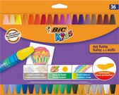 Bic Kids Oil Pastel Chalks, 36st.