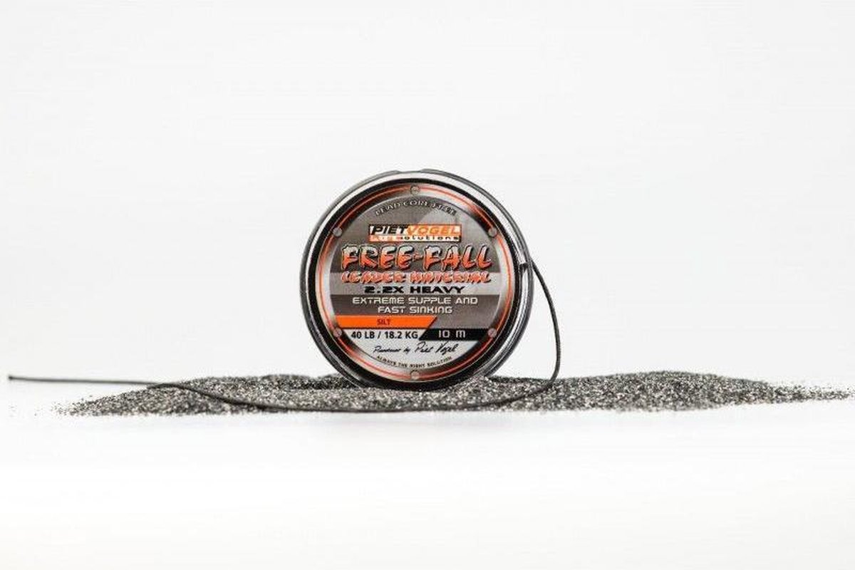 Rigsolutions Free-Fall leader materiaal snelzinkend voor karpermontages 40LB - Silt