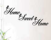 "Home Sweet Home" Muursticker | 25x55cm |