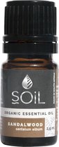 Soil - Biologische Etherische Sandelhout Olie -2,5 Ml - Organic Sandelwood - Santalum Album