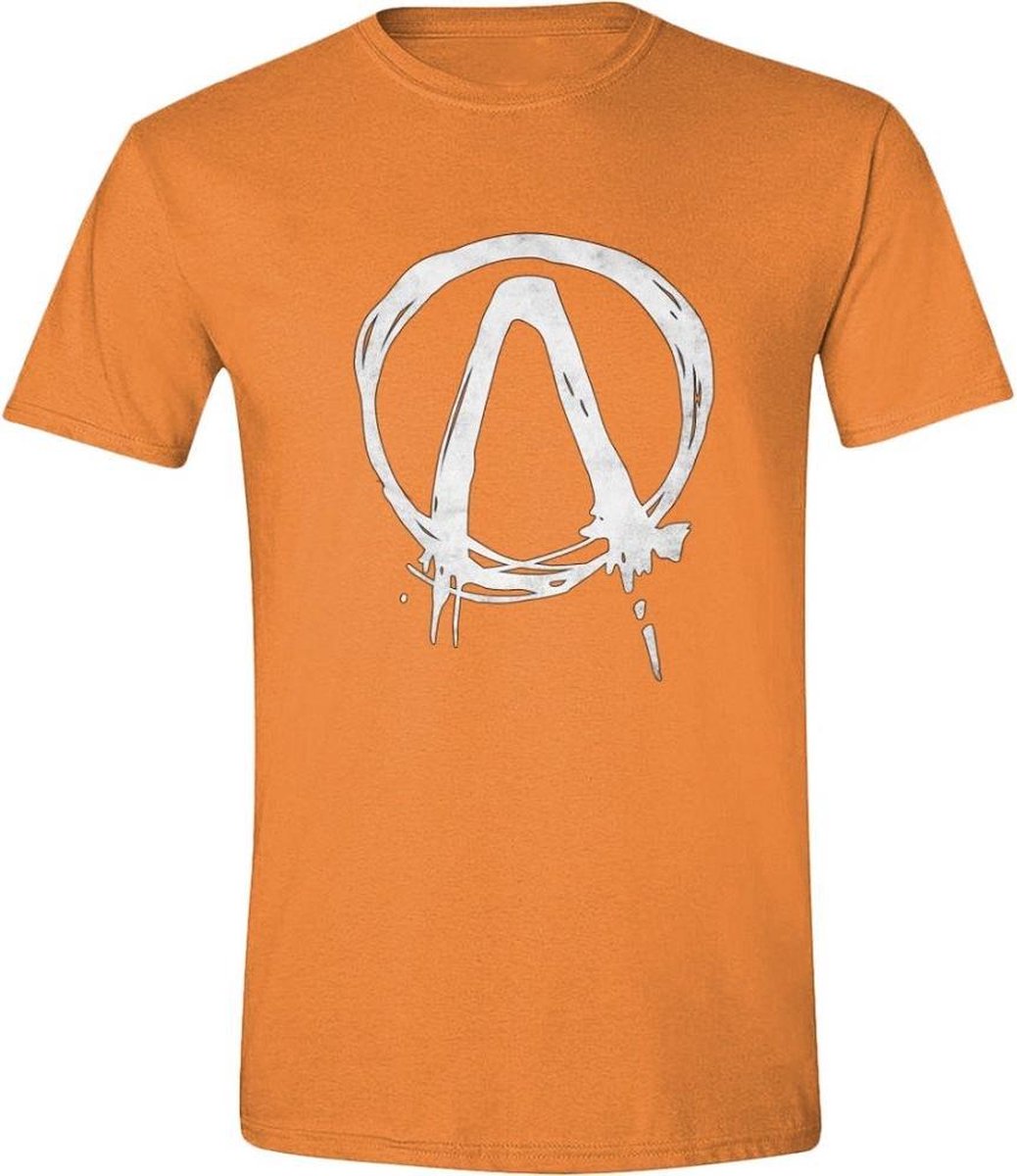 Borderlands - Dripping Logo Men T-Shirt - Orange - S