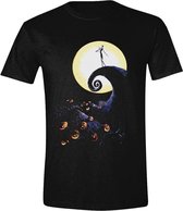 The Nightmare Before Christmas - Cemetery Moon Men T-Shirt - Black - XL