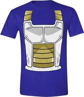 Dragon Ball Z - Vegeta Costume Heren T-Shirt - Blauw - L