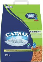 CATSAN Natural Plus strooiselplant 20 L - voor cat