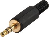 Stereo Connector 3.5 mm Male PVC Black