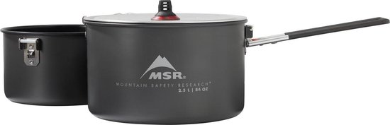 MSR Ceramic 2 Pot Set - Campingpan - 2-delige pannenset - Lichtgewicht - Keramische antiaanbaklaag — afbeelding 3