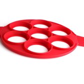 Bakvorm Mini Pannenkoekjes - Siliconen - Rood