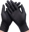 Black disposable gloves 20 pcs xl