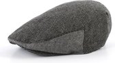 Flatcap, zwart/grijs