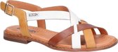 Pikolinos Algar Cognac/Witte Sandalen Dames 40