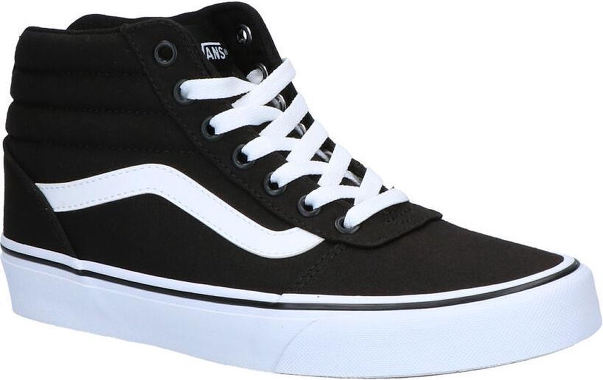 Vans Ward Hi Zwarte Sneakers Dames 41 - Schoenen.nl