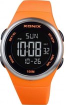 Xonix digitaal horloge BAF-003 Oranje waterdicht