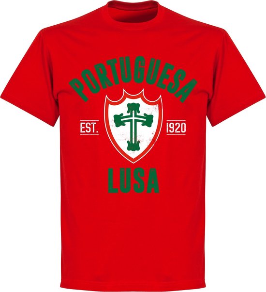 Portuguesa Established T-Shirt - Rood - XL
