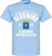 Deportivo Blooming Established T-Shirt - Lichtblauw - M