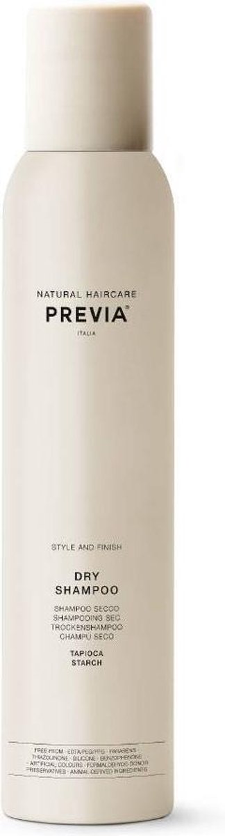 Previa Natural Haircare Style And Finish Dry Shampoo Droogshampoo 200ml