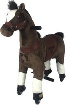 MY PONY ®, rijdend speelgoed paard, donker bruin voor 3 - 6 jaar