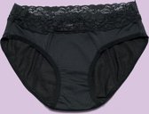 Cheeky Wipes Menstruatie ondergoed - Feeling Pretty - Slip - Maat 40-42 - Zwart