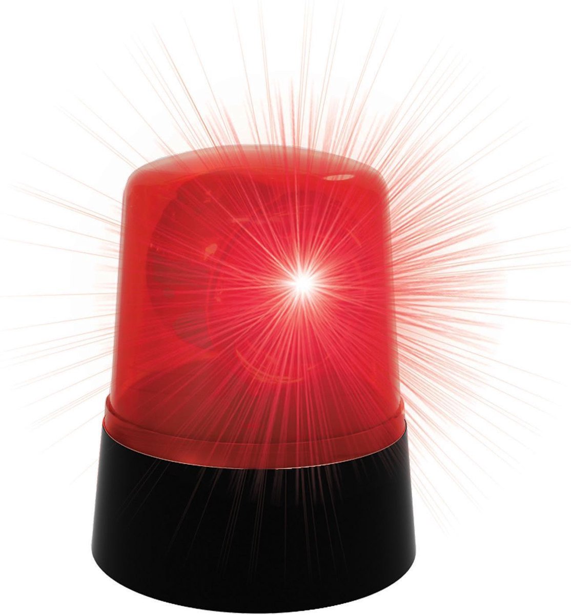 3x feux clignotants à LED de police rouge / feux clignotants avec sirène 10  cm 