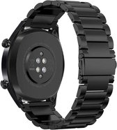 YONO Schakel Bandje 22mm - Horlogebandje geschikt voor Samsung Galaxy Watch 46mm / 3 (45mm) / Gear s3 - Polar Vantage M2 / Grit X - Huawei Watch GT 3 (pro) / 2 - Amazfit GTR - Zwart